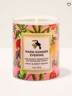 White Barn Warm Summer Evening Single Wick Candle